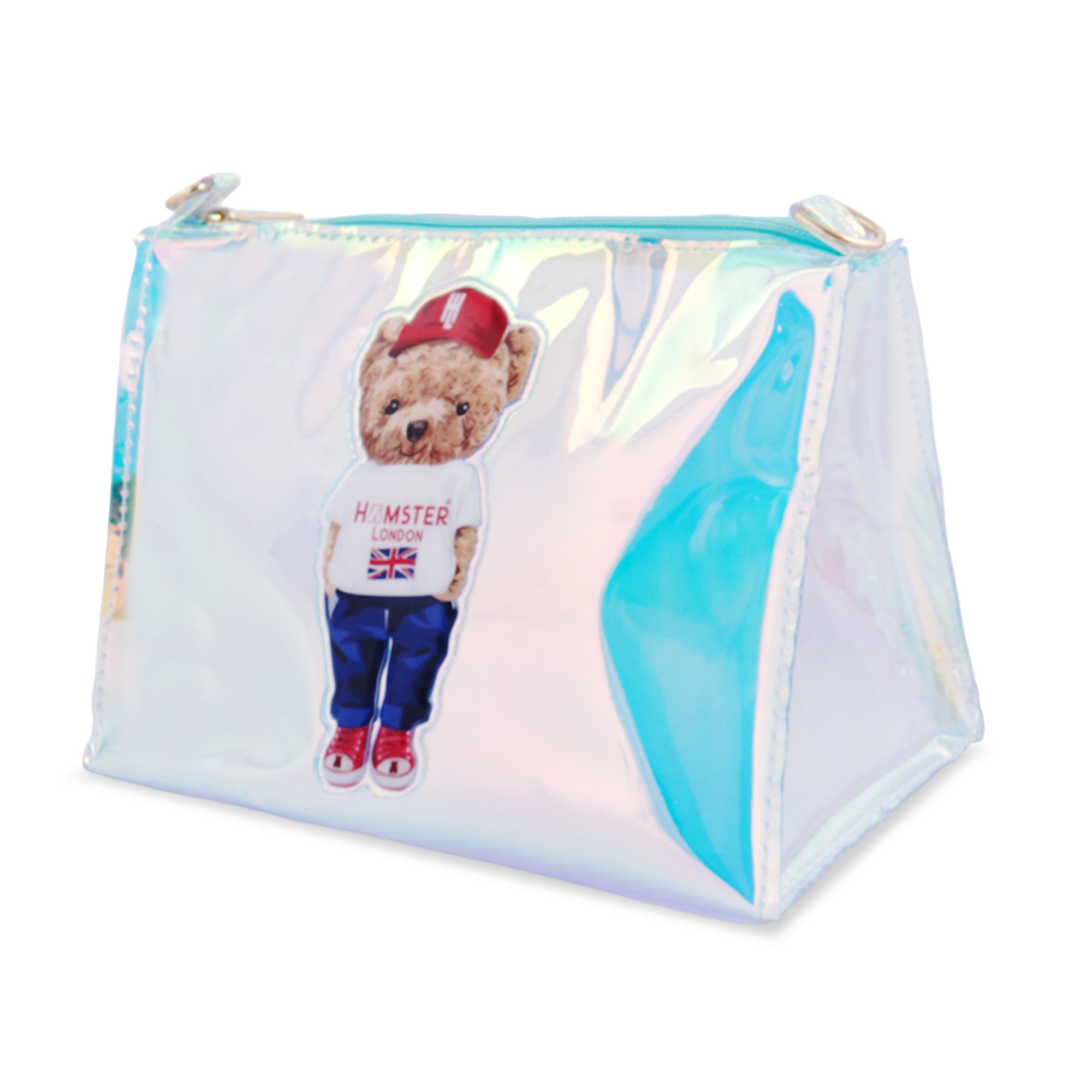 Hamster London Gift Hamper Ted H Aqua Combo Tote, Sling and Pouch