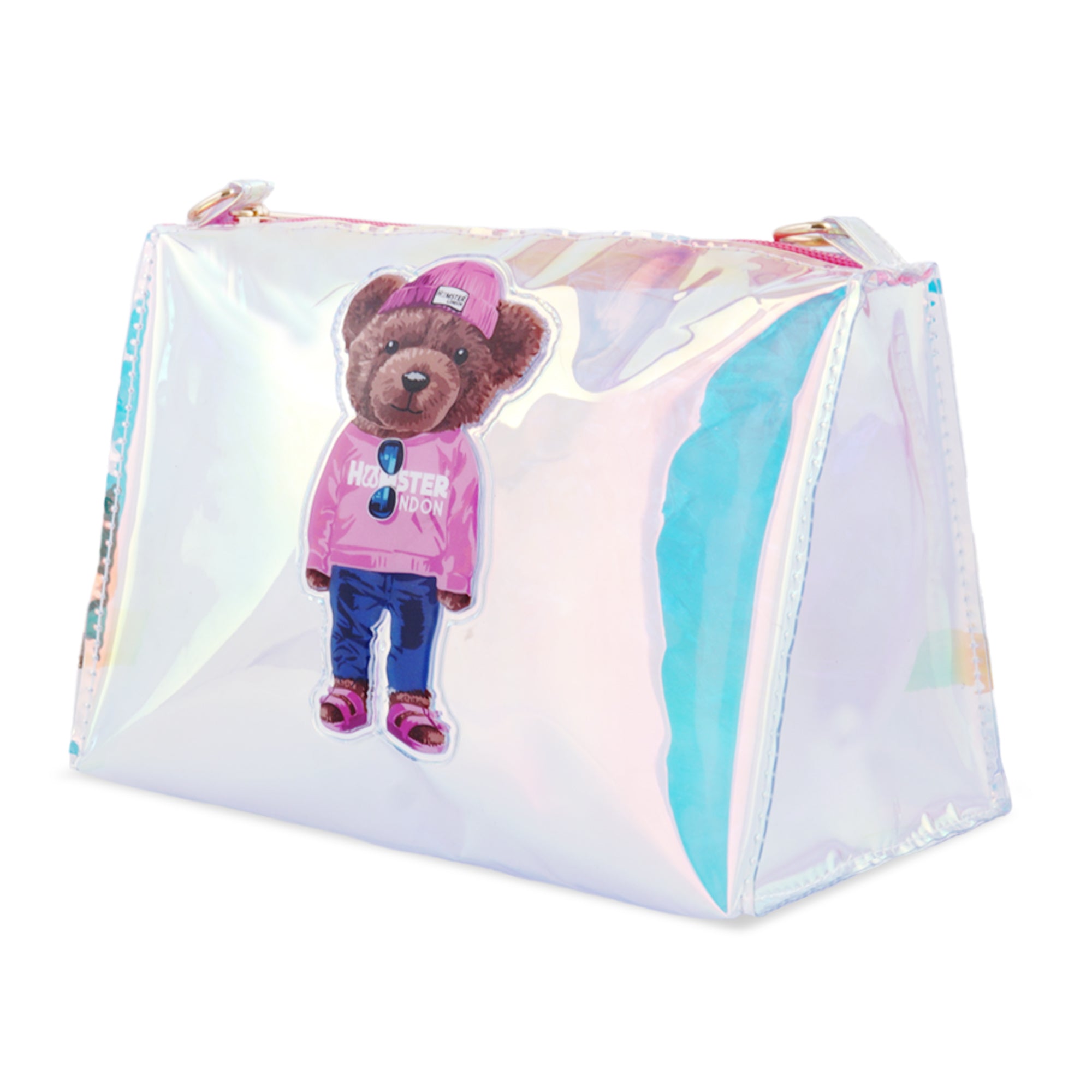 Hamster London Gift Hamper Ted H Pink Combo Tote, Sling and Pouch