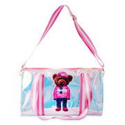 Hamster London Ted H Triangle Duffle Pink
