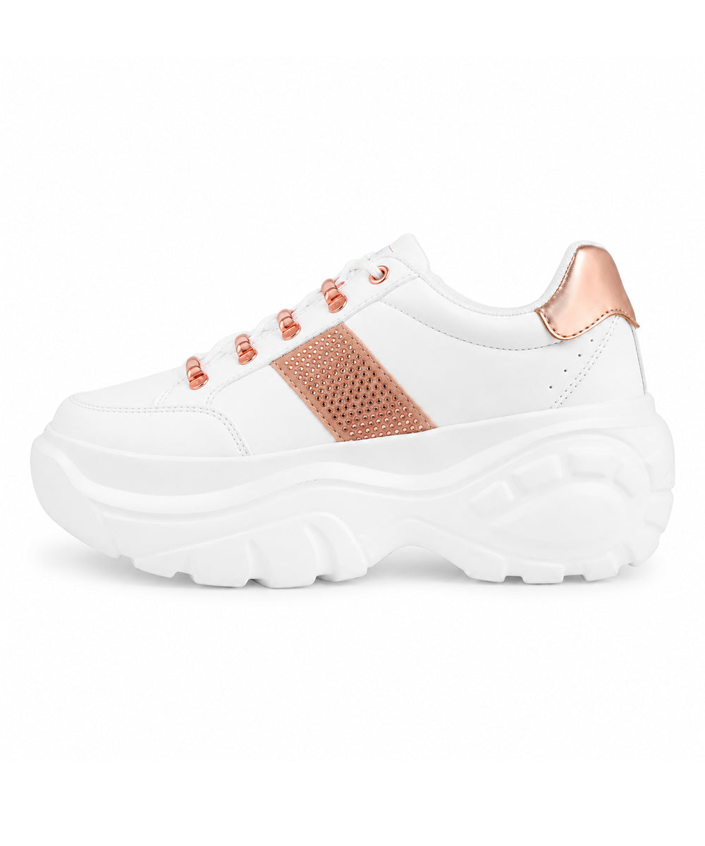 Hamster London Heli Gold Stripe Party Sneakers