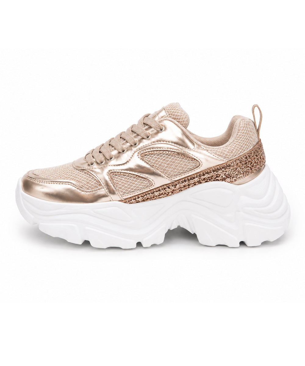 Hamster London Performer Rose Gold Sneakers
