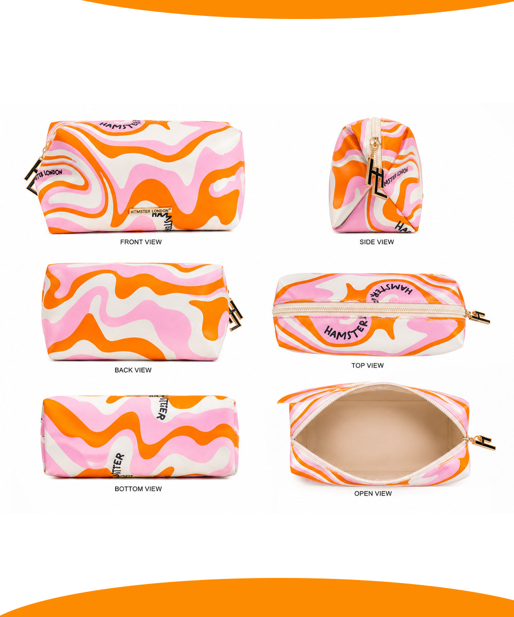 Hamster London Blush Wiggle Orange Pouch