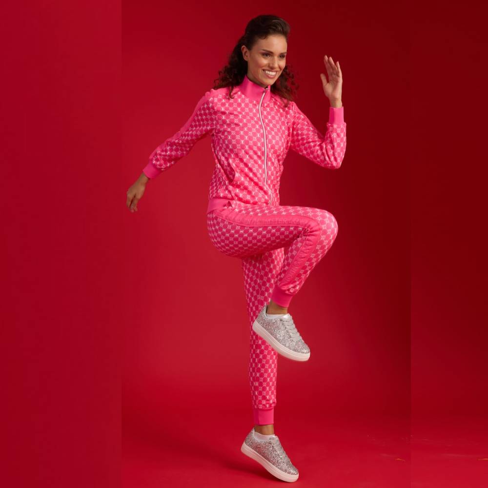 Hamster London Truphe Co-Ord Set Hot Pink Printed