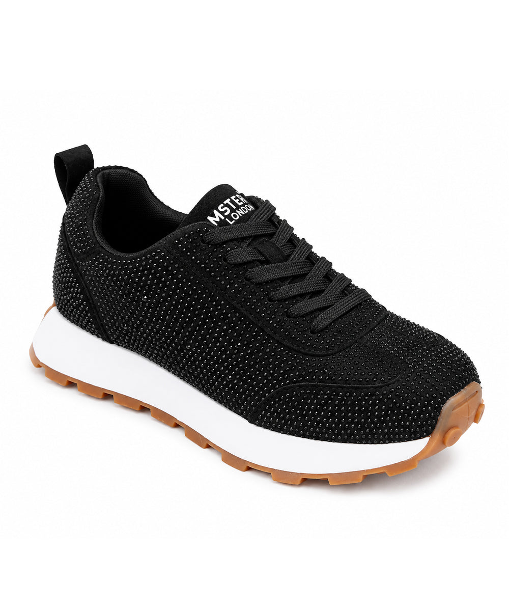Hamster London Love Stone Black Sneakers