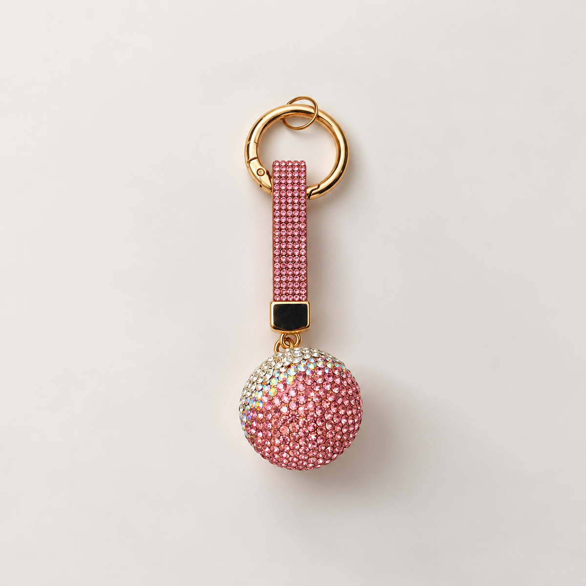 Hamster London Crystal Gem Bottle With Charm Hot Pink 500 ml