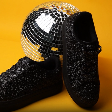 Hamster Pattern Print Black Sneaker Shoes For Men Women main image 1