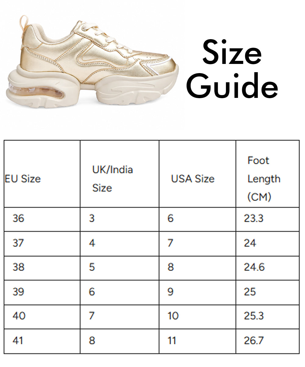 Hamster London Matte Gold Party Sneakers