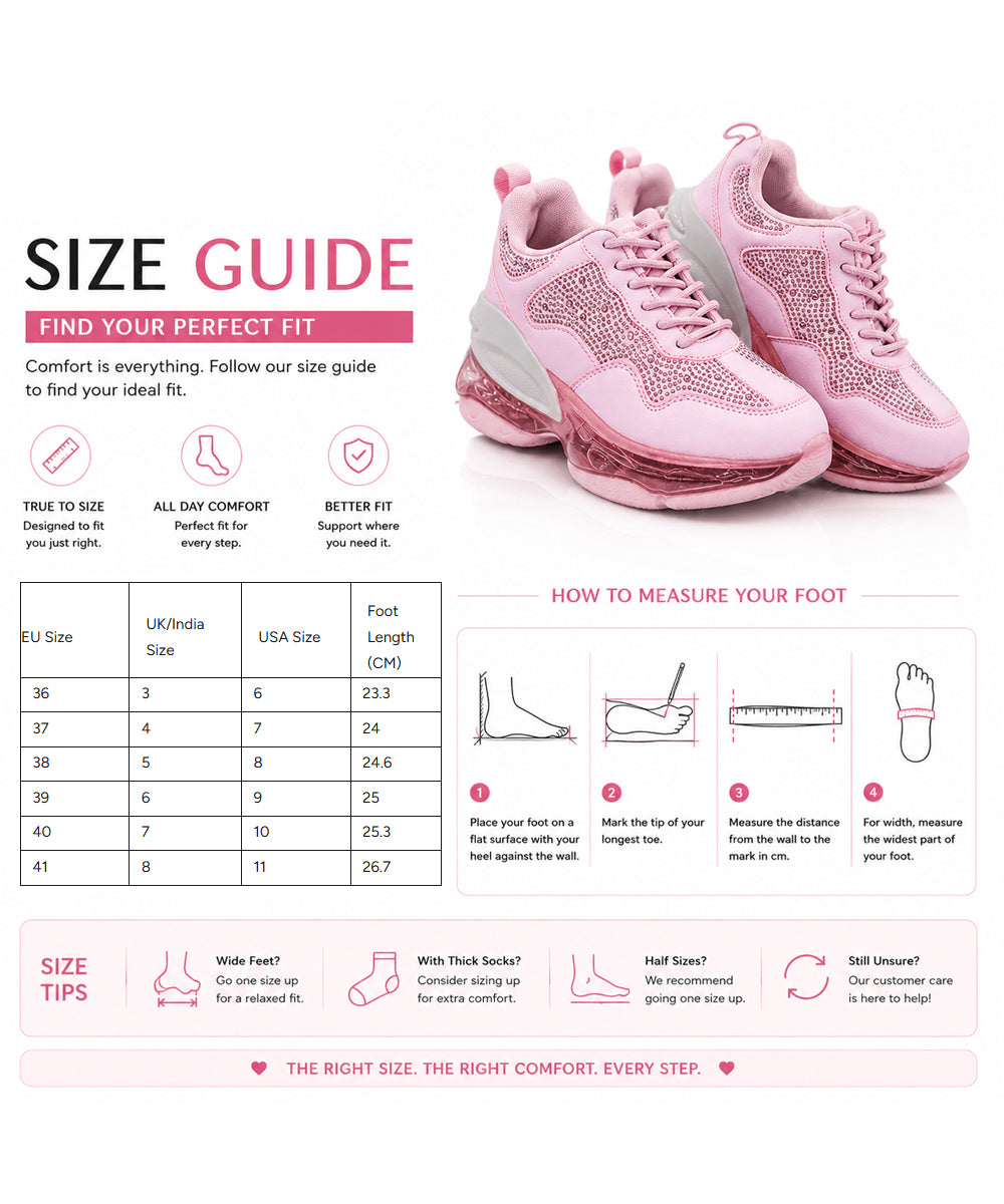 Hamster London Marcella Powder Pink Party Sneakers