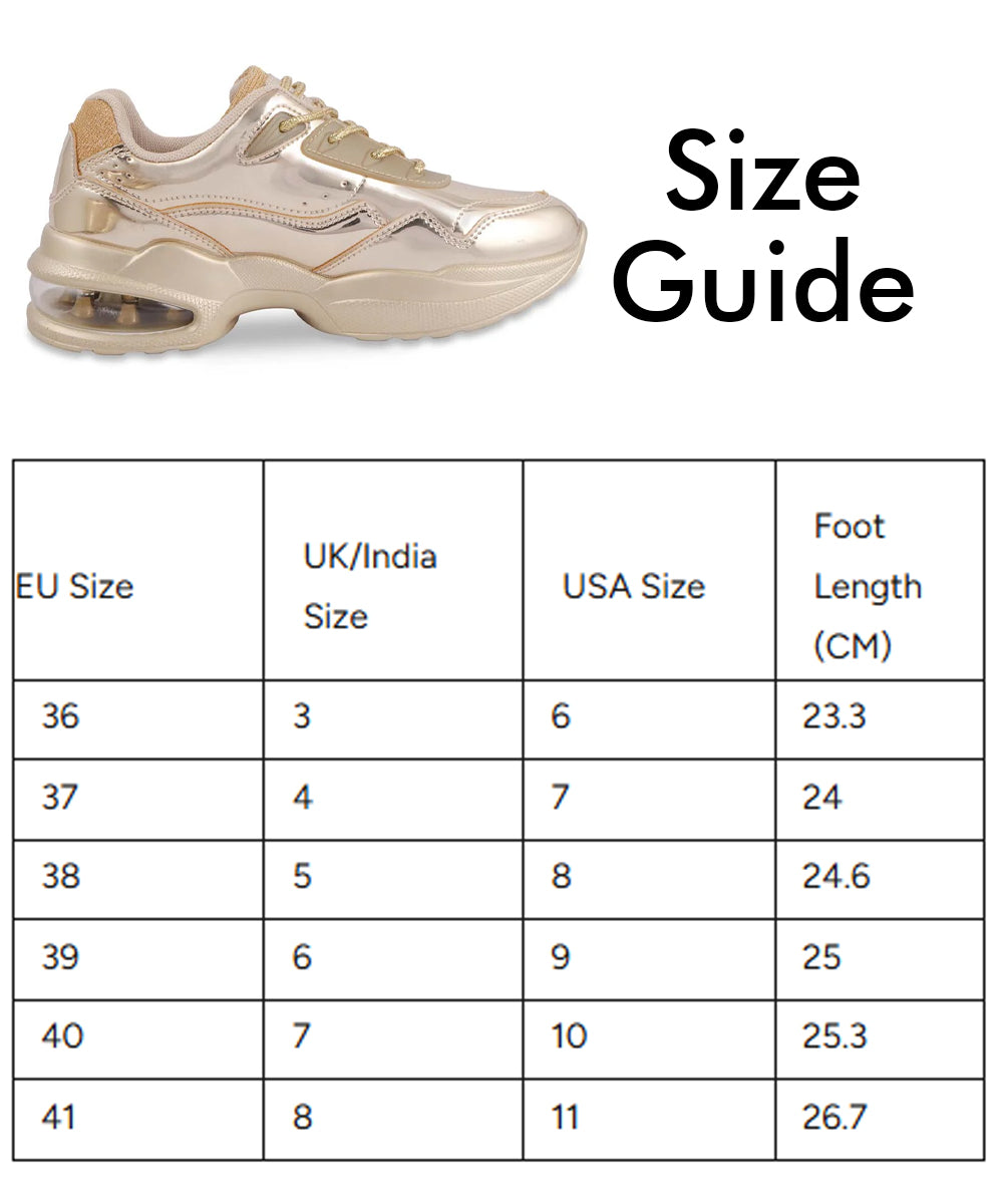 Hamster London Heli Gold Party Sneakers