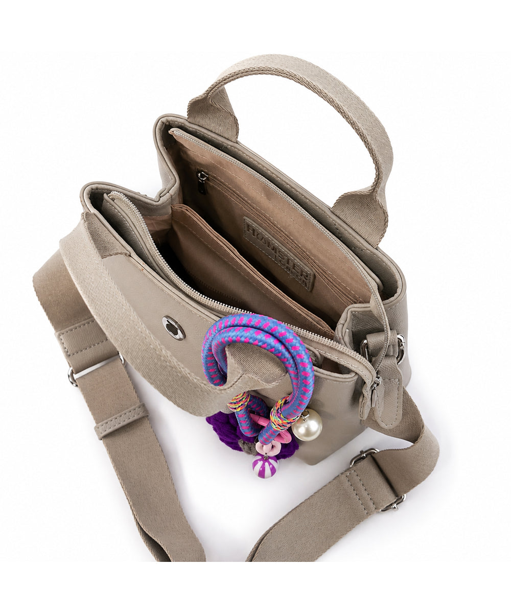 Hamster London Bubba Handbag Beige