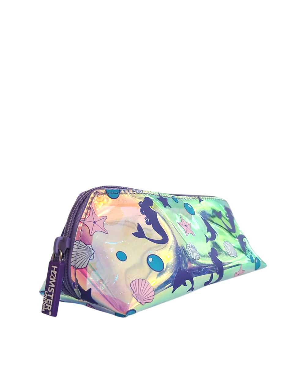 Hamster London Shiny Classic Triangle Pouch Mermaid