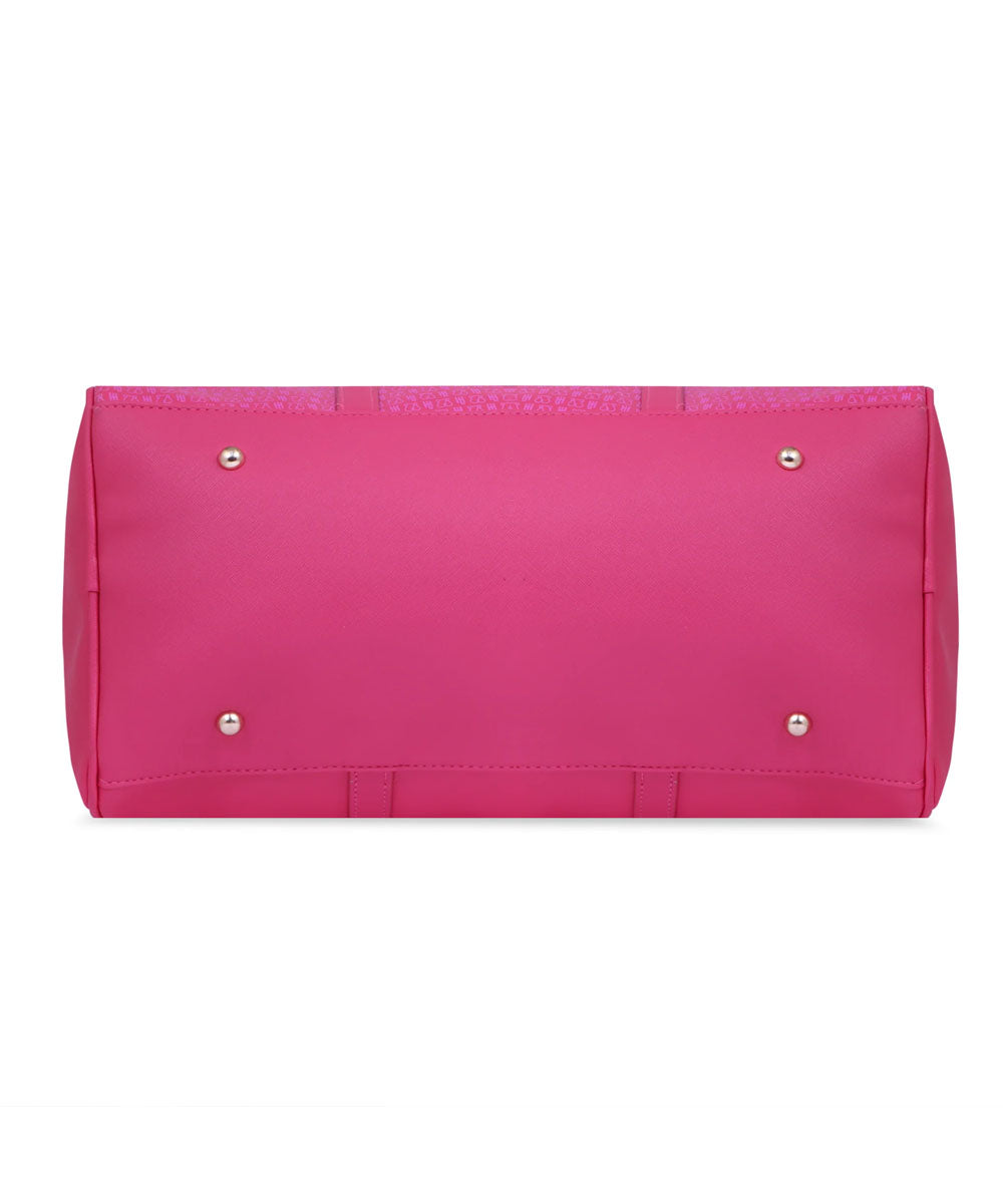 Hamster London Ted H Limited Edition PU Duffle Hot Pink