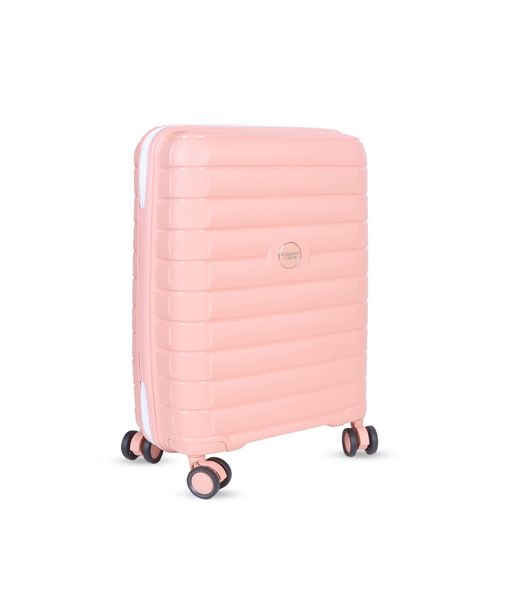 Hamster London Zero Weight Luggage Pink 20in