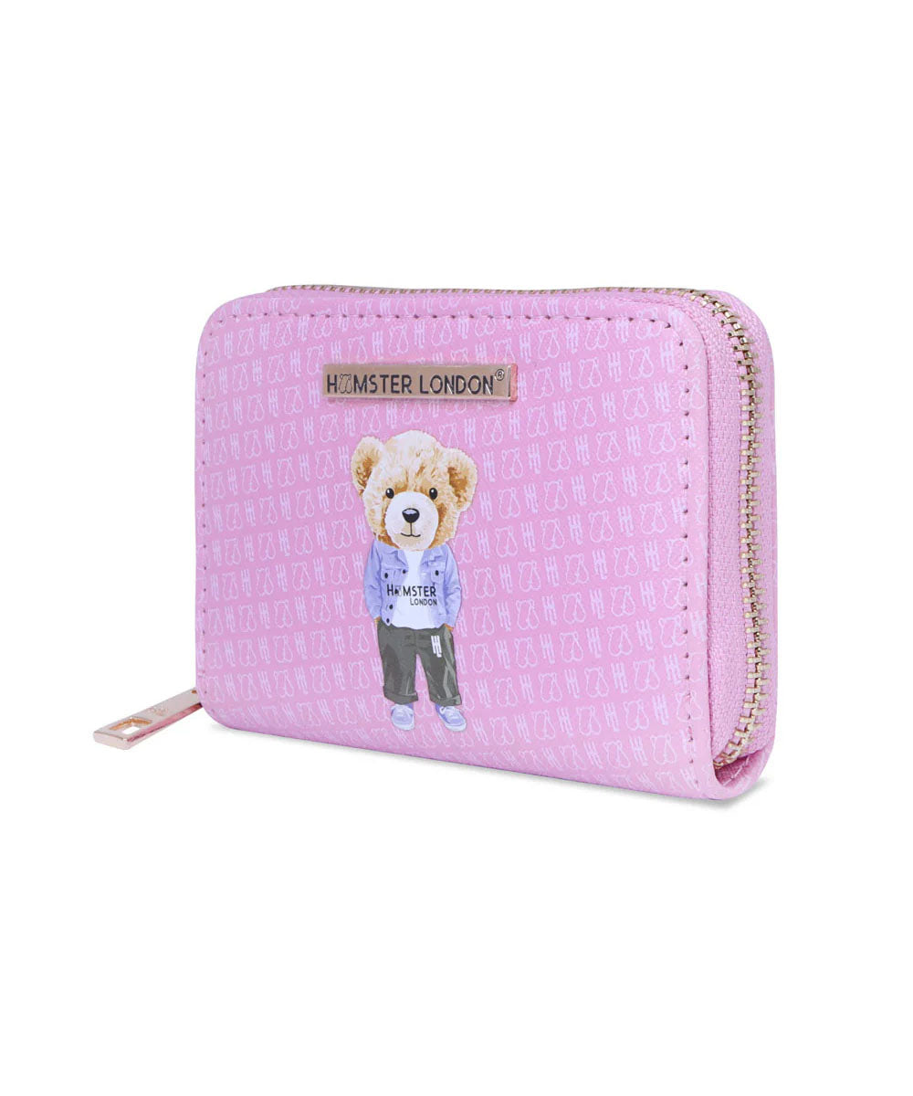 Hamster London TED H Limited Collection Small Wallet Light Pink