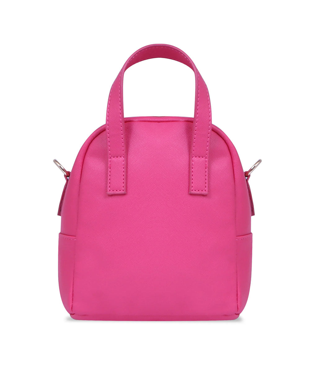 Hamster London Ted H Limited Edition Mini Satchel Bag Hot Pink