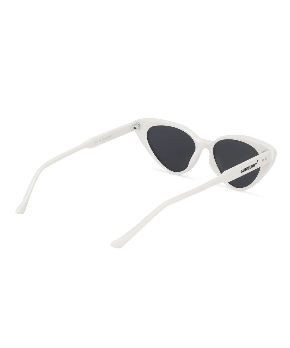 HL Sunberry VIP White Glasses With Free Case With Free Case