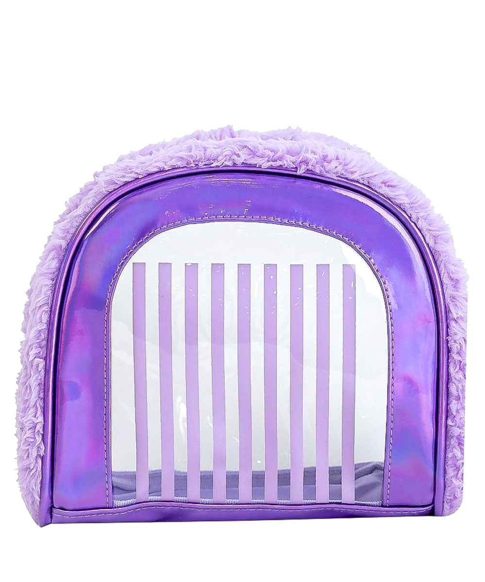 Hamster London Fur Baby Pouch Gift Hamper – Purple | Includes Sipper, Keychain, Luggage Tag, Hair Clip | Premium Gift Box