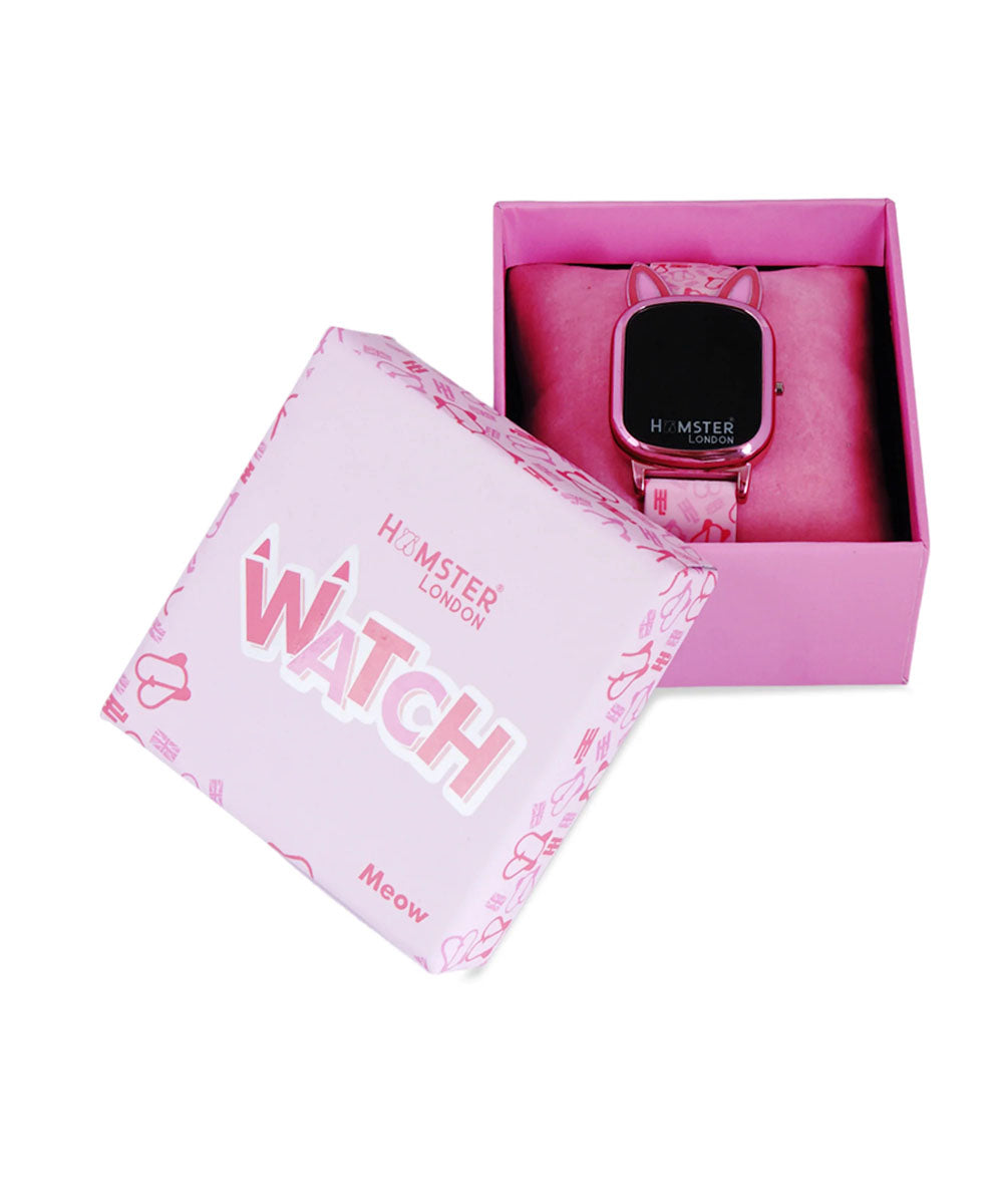Hamster London Unicorn Metal Horn Classic Digital Watch