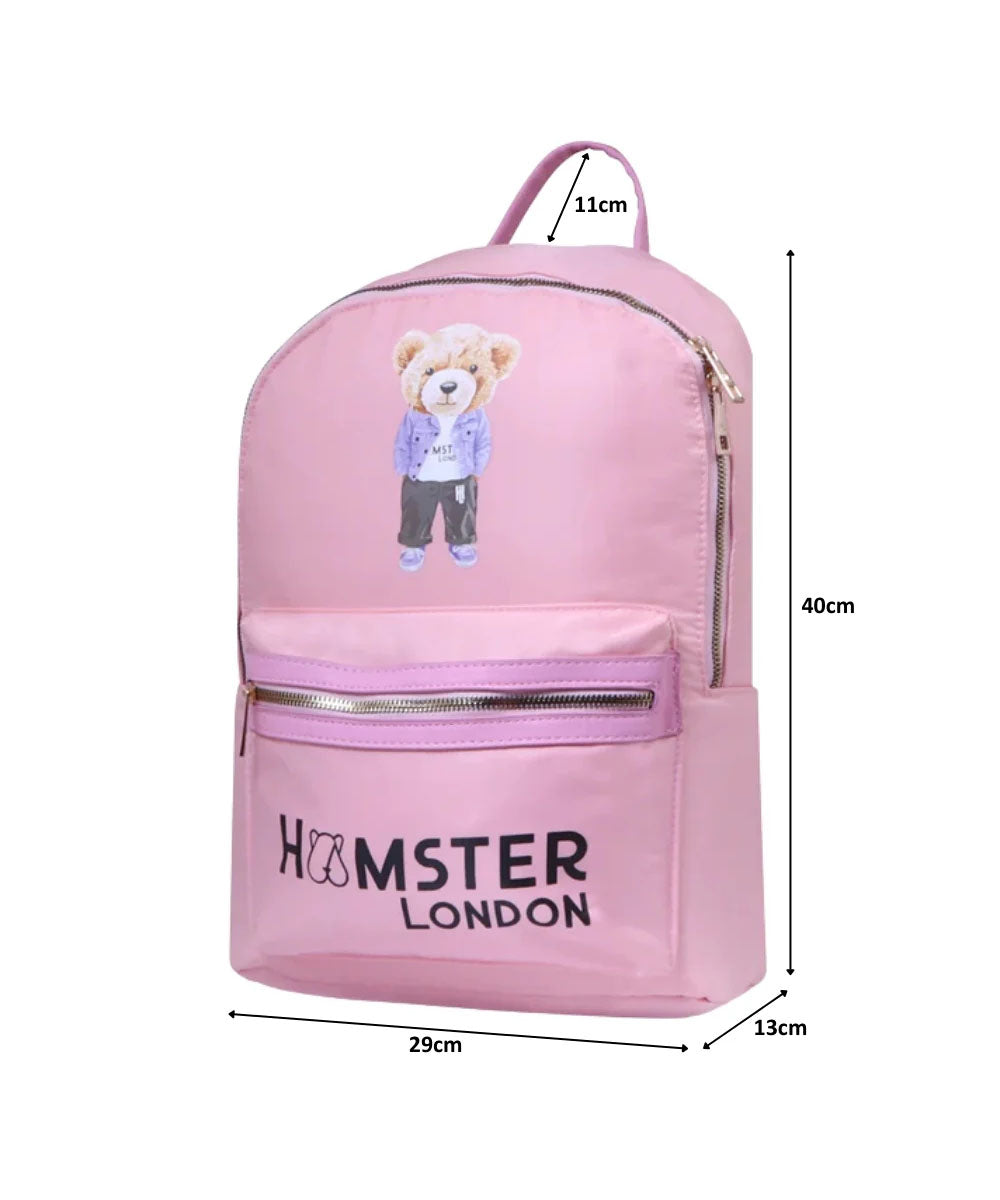 Hamster London Ted H Limited Edition Backpack Light Pink