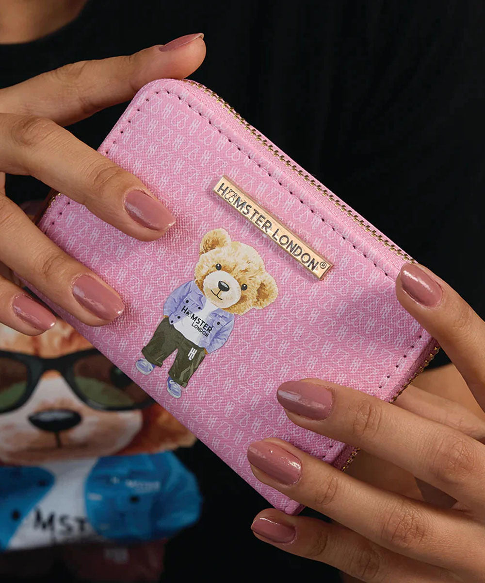 Hamster London TED H Limited Collection Small Wallet Light Pink