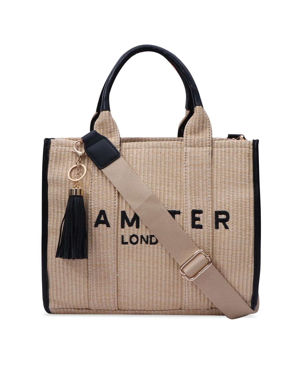 Hamster London Beverley Coastline Tote Bag Black