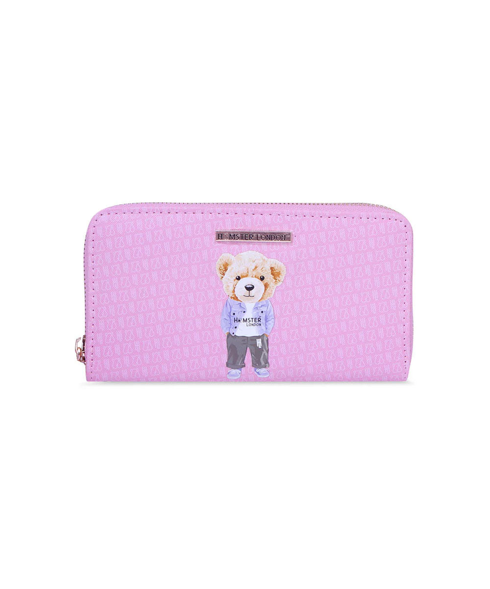 Hamster London Ted H Limited Edition Wallet Light Pink