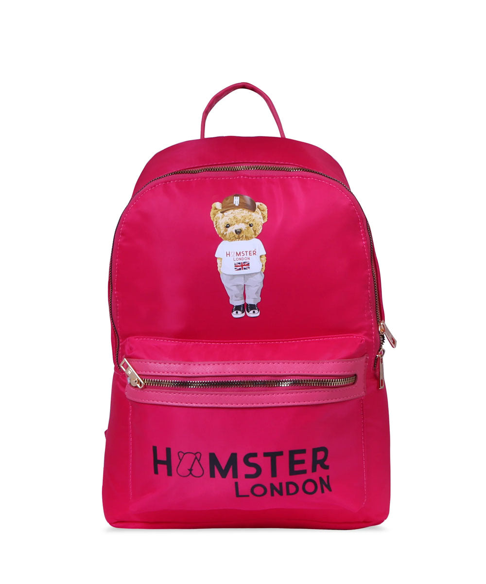 Hamster London Ted H Limited Edition Backpack Hot Pink