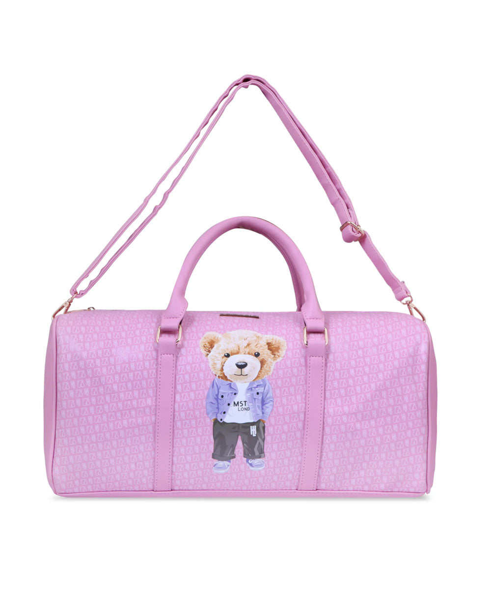Hamster London Ted H Limited Edition PU Duffle Light Pink