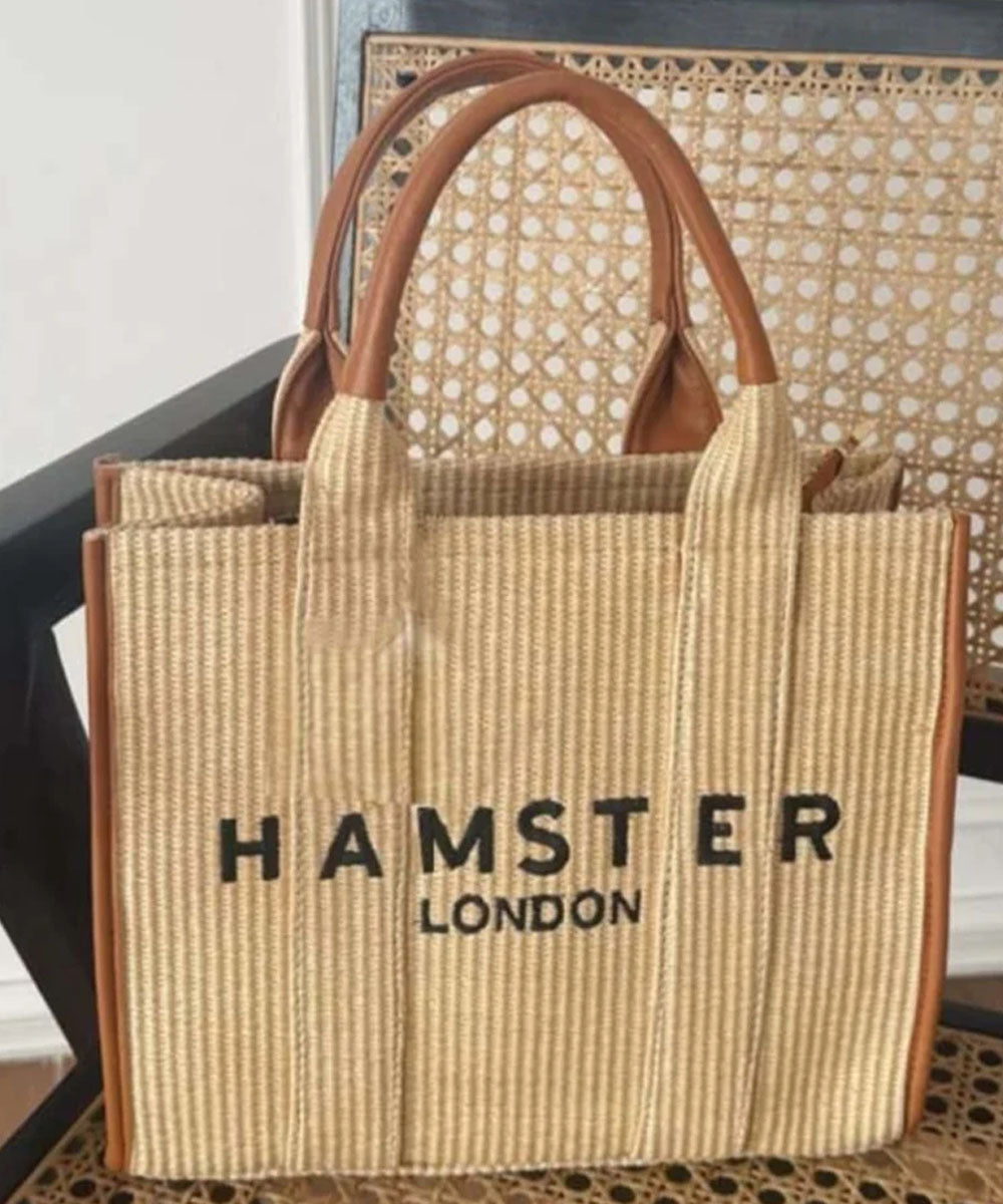 Hamster London Beverley Coastline Tote Bag Brown