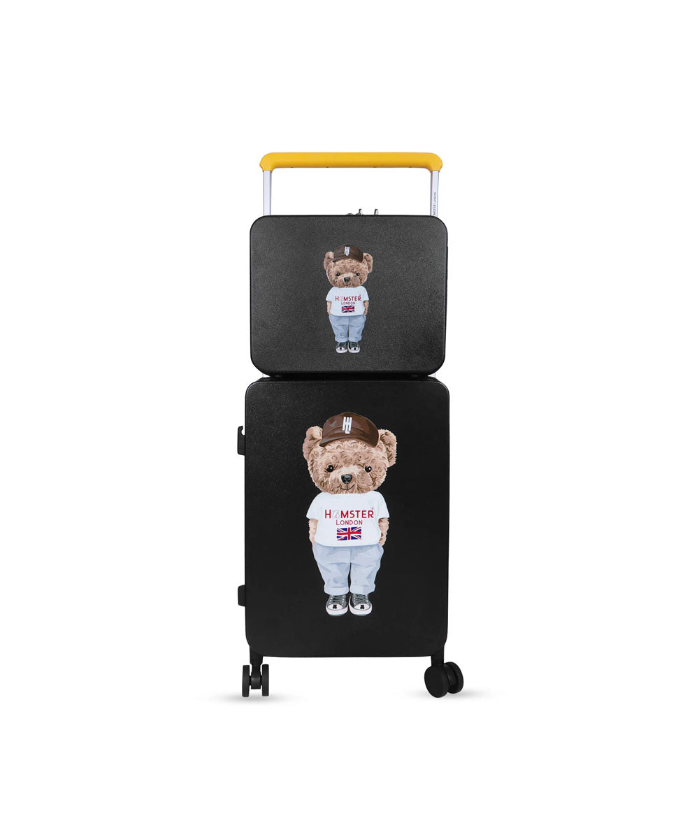 Hamster London Ted H Luggage Combo Black – 20in + 14in