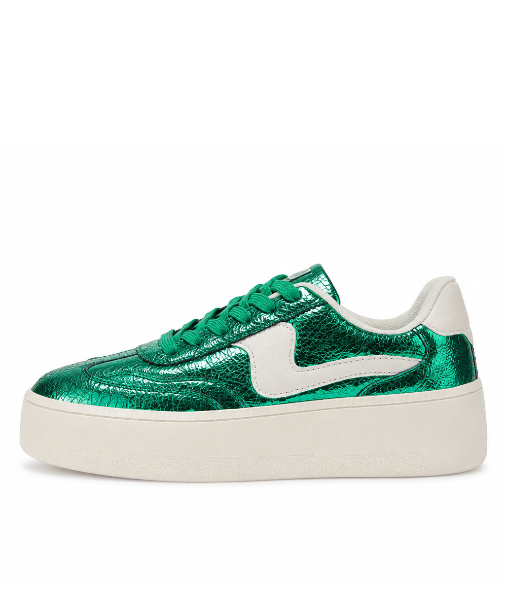 Hamster London Holiday Party Green Sneakers