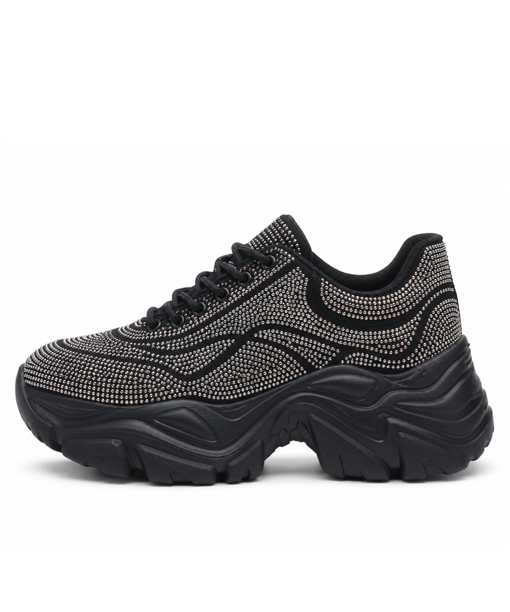 Hamster London Crystal Black Sneakers