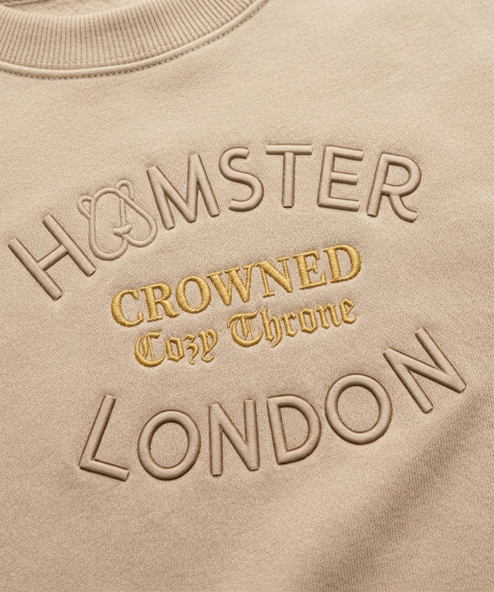 Hamster London Great British Excellence Sweatshirt & Lowers Set Beige