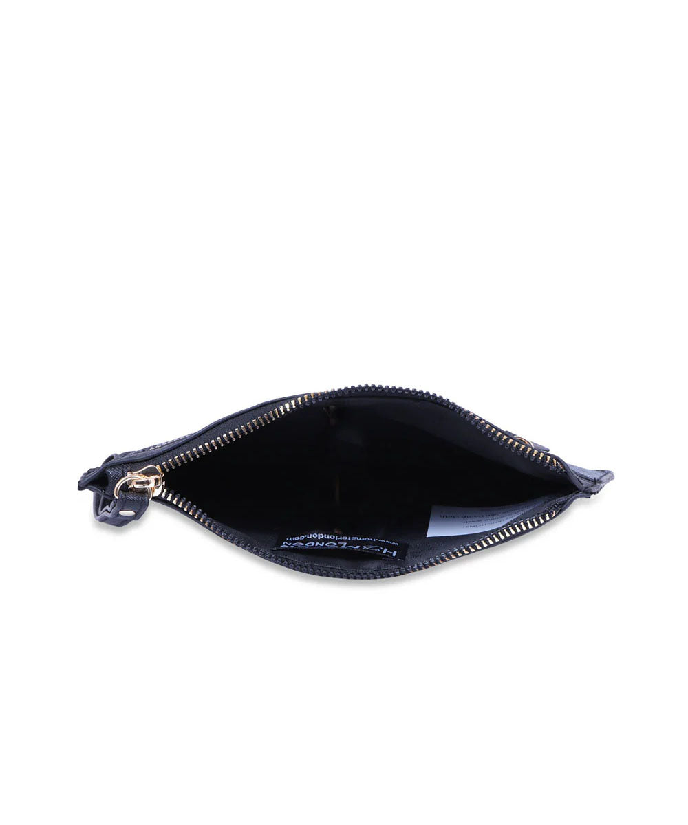 Hamster London Ted H Limited Edition Double Zip Pouch Black