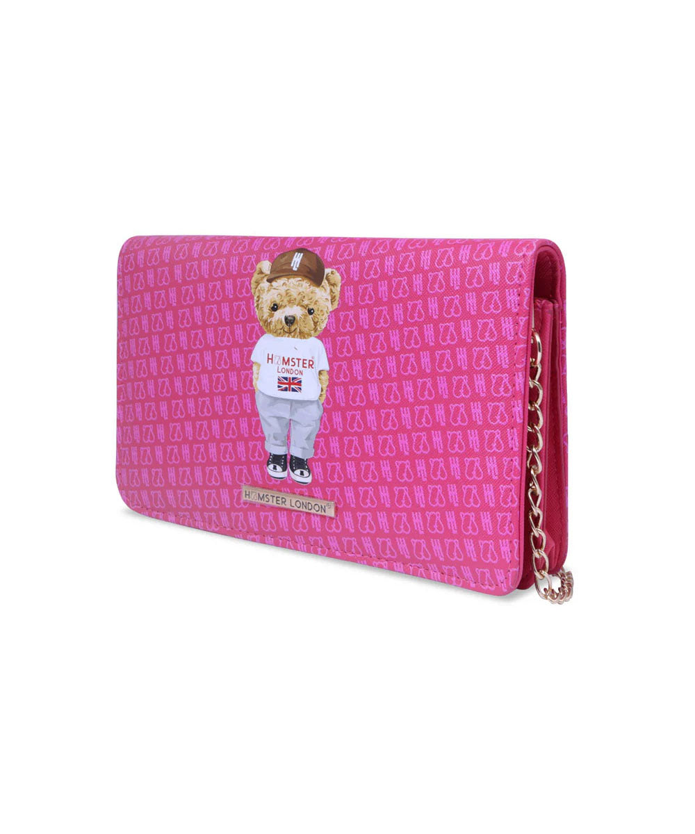Hamster London Ted H Limited Edition Party Sling Hot Pink