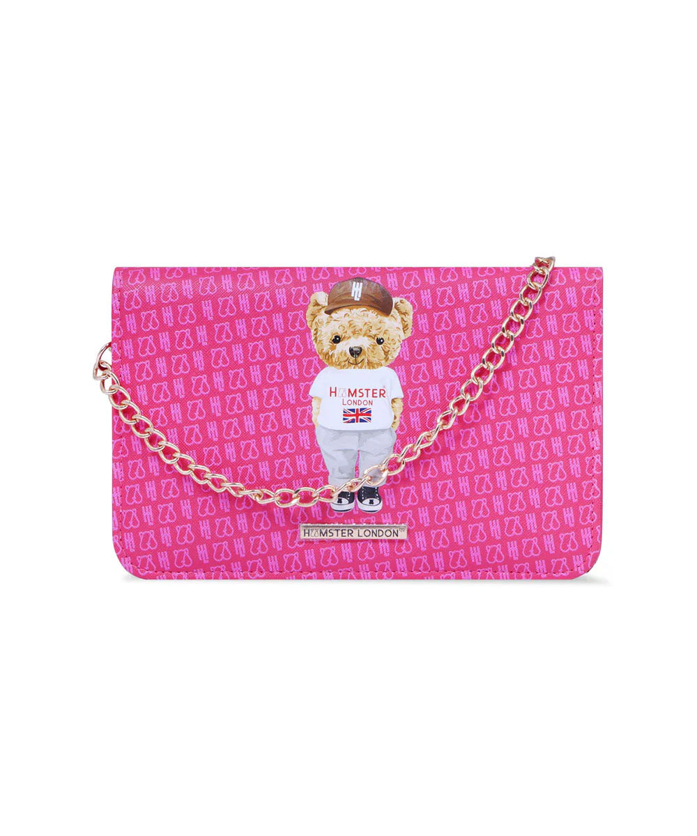 Hamster London Ted H Limited Edition Party Sling Hot Pink