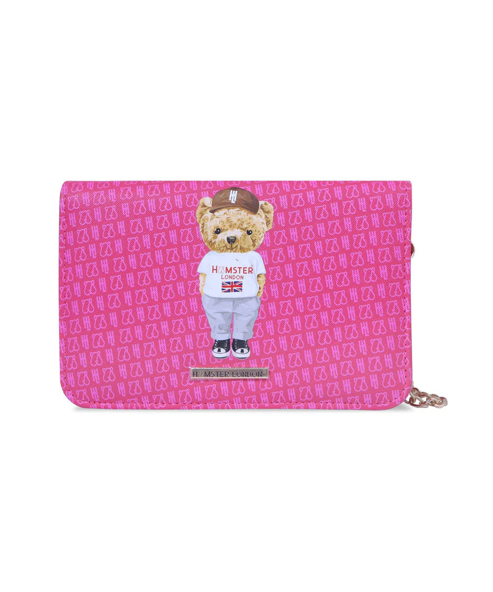 Hamster London Ted H Limited Edition Party Sling Hot Pink