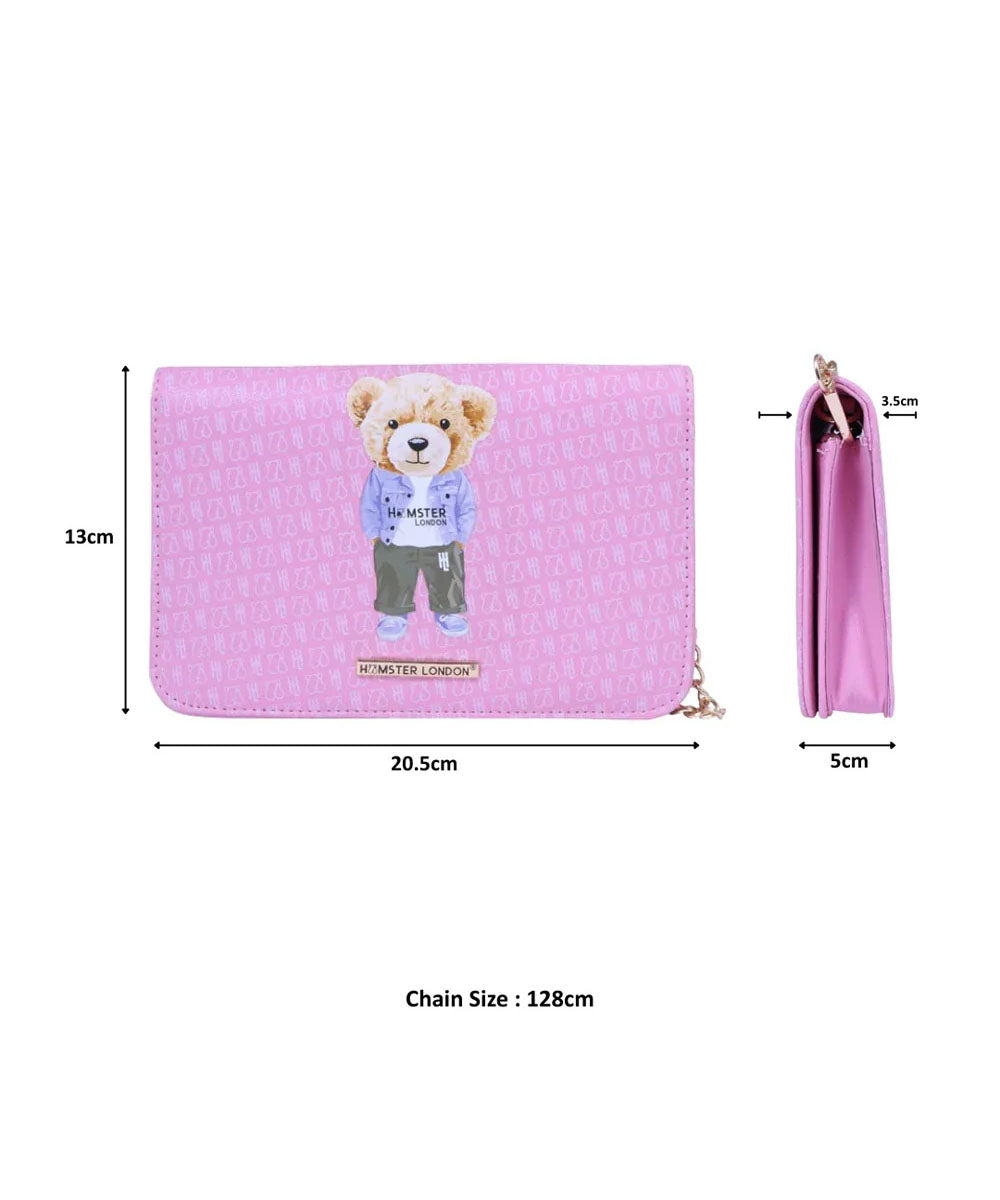 Hamster London Ted H Limited Edition Party Sling Light Pink