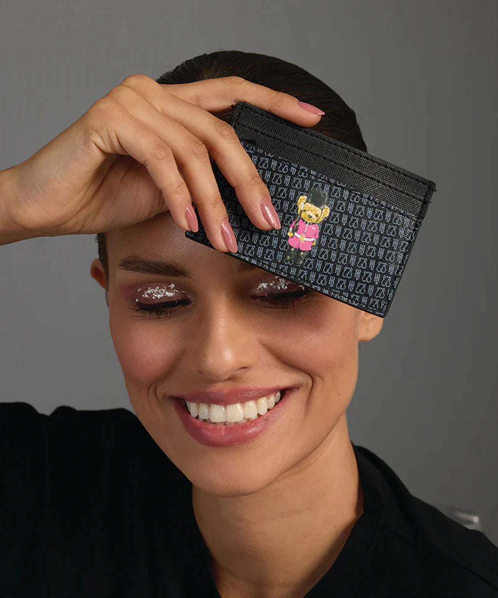 Hamster London Ted H Limited Edition Card Holder Black