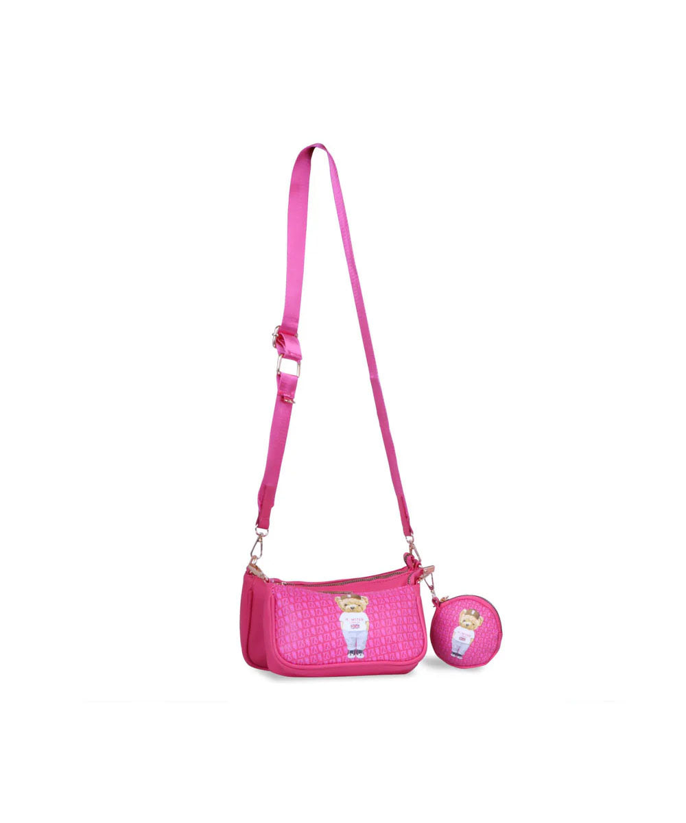 Hamster London Ted H Limited Edition Pouchette Sling Hot Pink