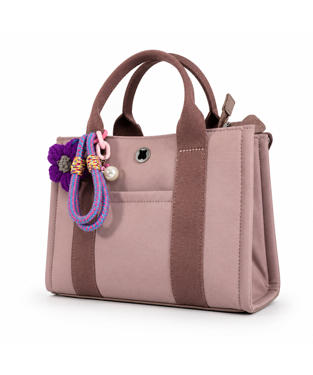 Hamster London Bubba City Handbag Blush Pink