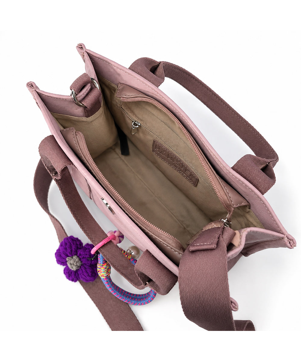 Hamster London Bubba City Handbag Blush Pink