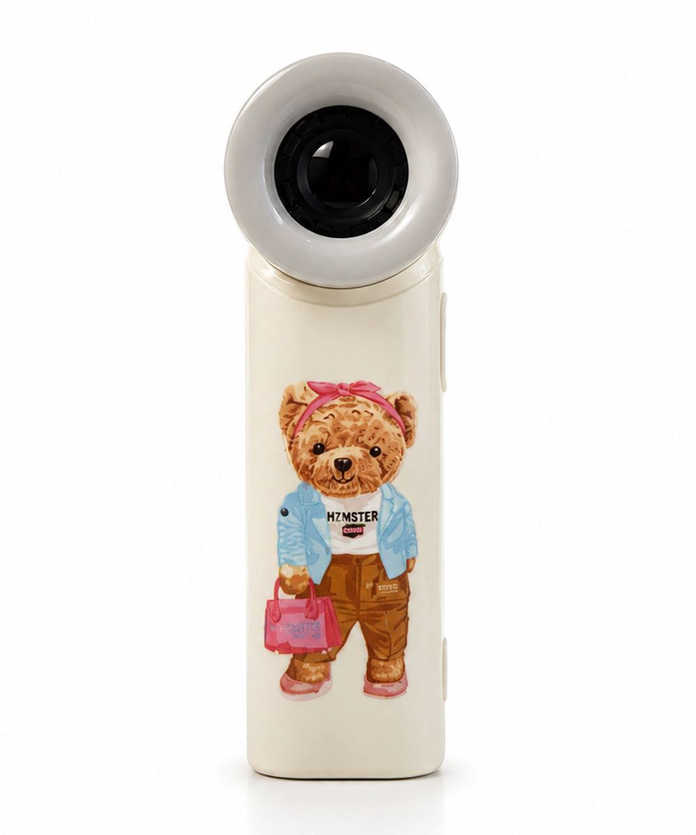 Hamster London Ted H Cool Handheld Fan – Off White