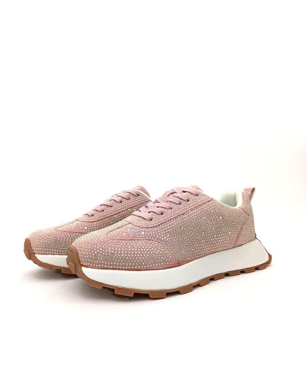 Hamster London Love Stone Pink Sneakers