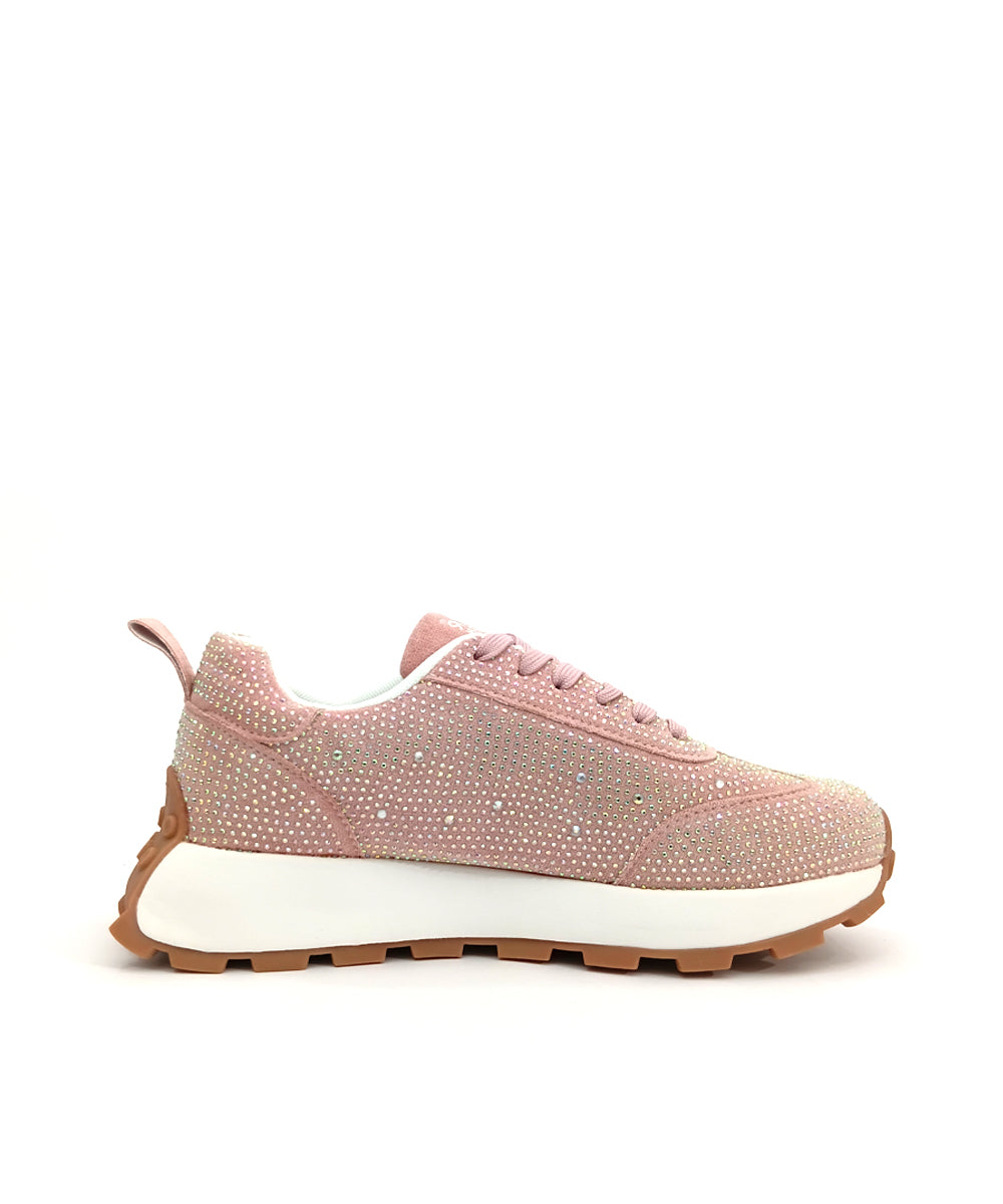 Hamster London Love Stone Pink Sneakers