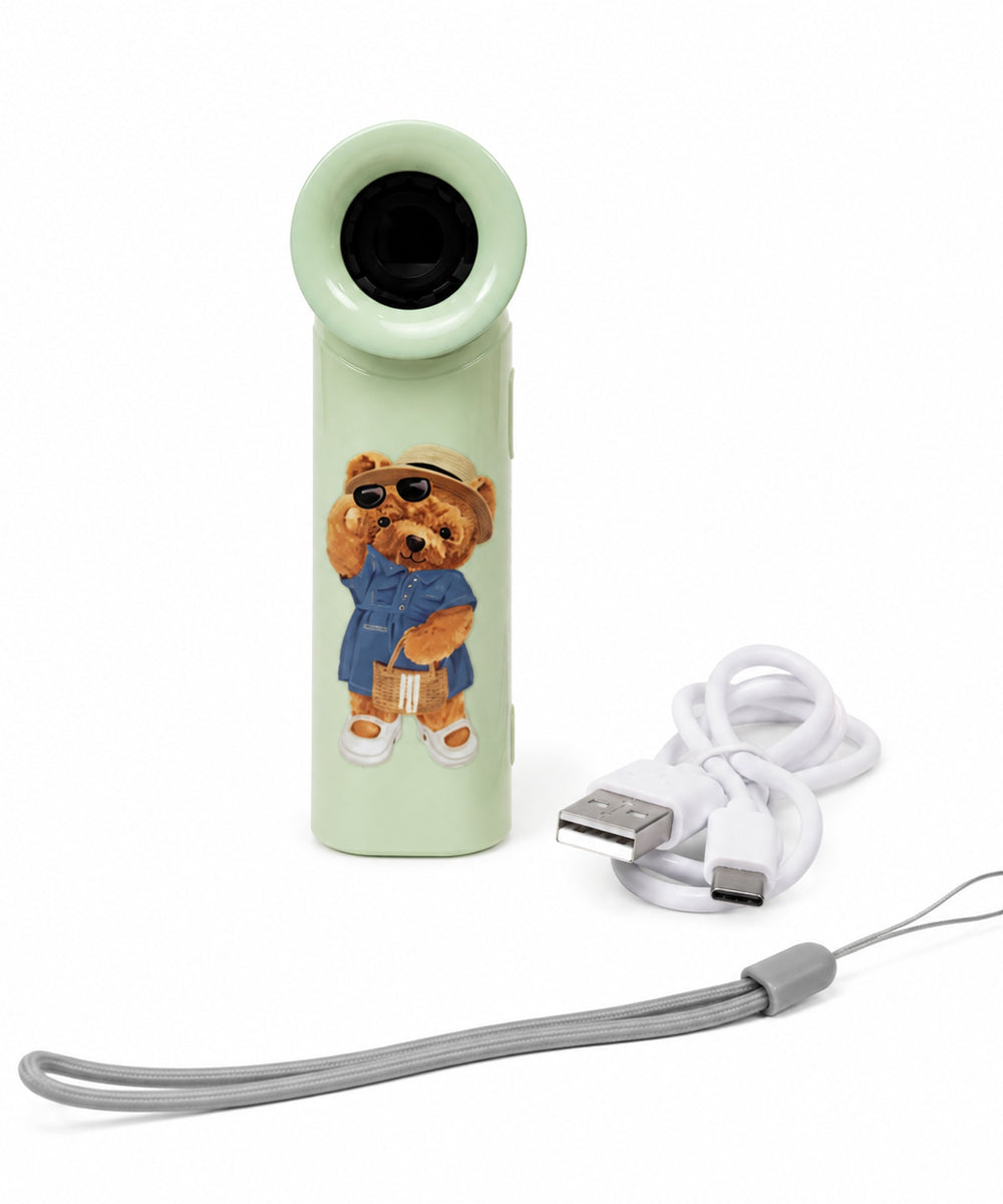 Hamster London Ted H Cool Handheld Fan – Mint Green