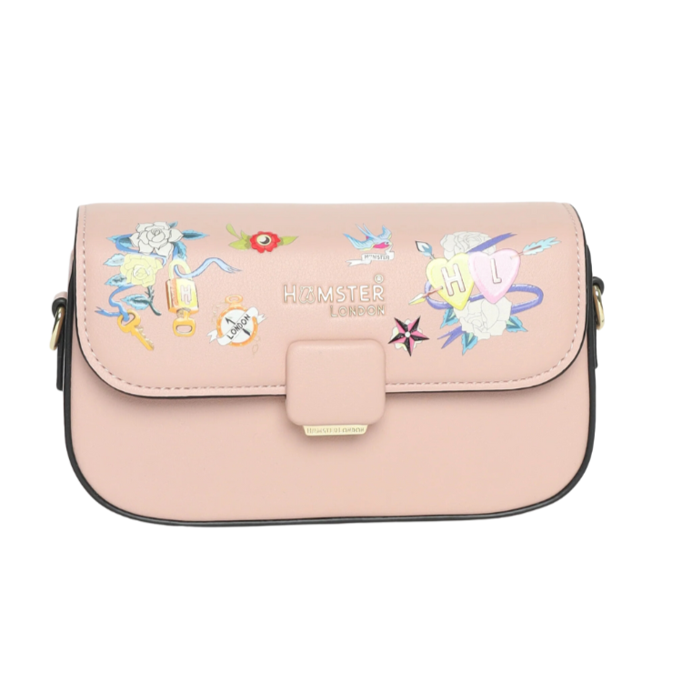 Hamster London Millionaire Victoria Crossbody Nude