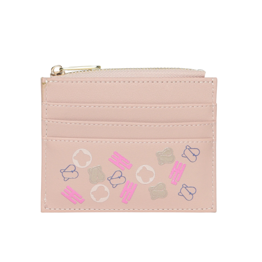 Hamster London Millionaire Mayfair Cardholder with Zip Pink