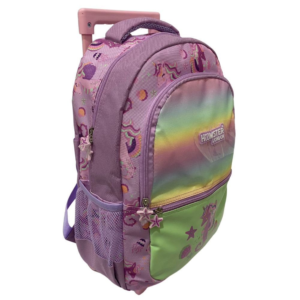 Hamster London Twinkle Horn Unicorn Trolley Bag