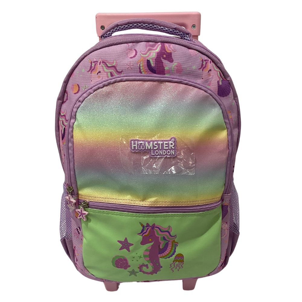 Hamster London Twinkle Horn Unicorn Trolley Bag